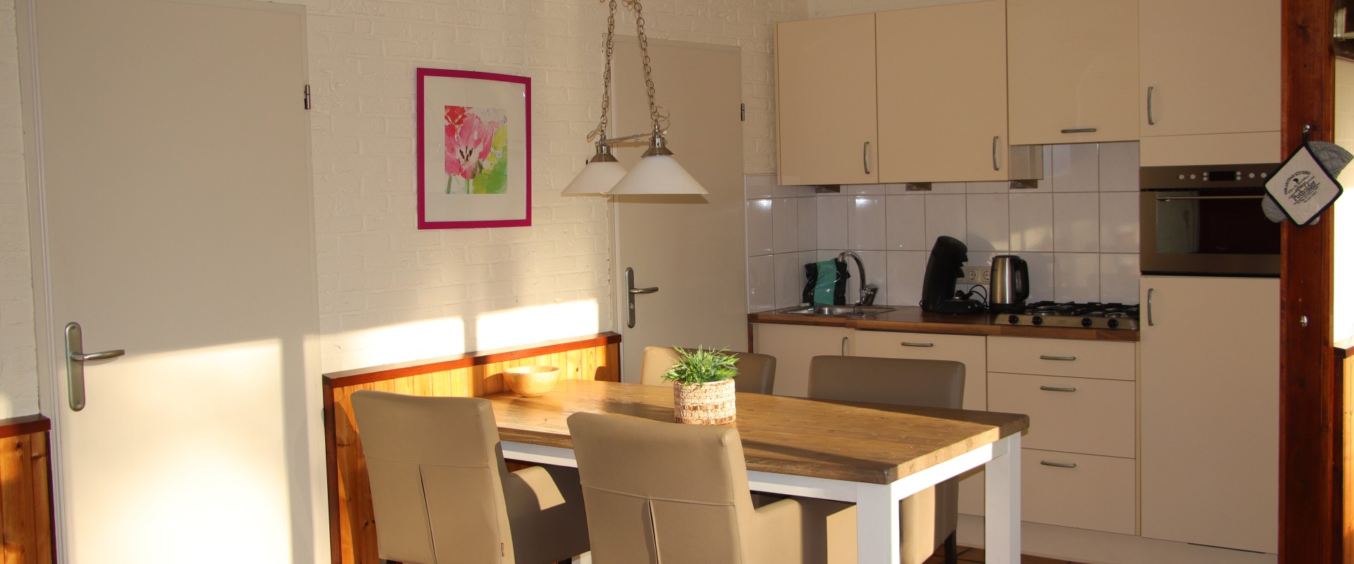 Bosuil bungalow keuken